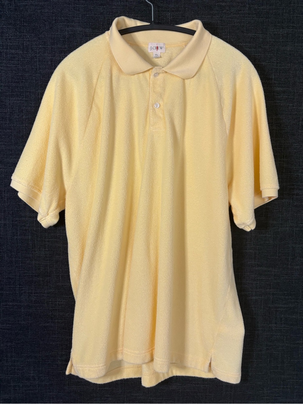 J. Crew Men’s Pale Yellow Polo Shirt